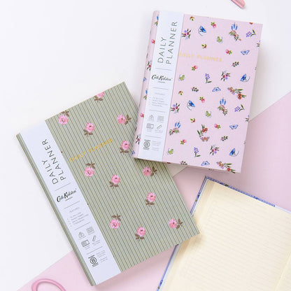 Roses and Stripes Fabric Daily Planner (A5) (14111)