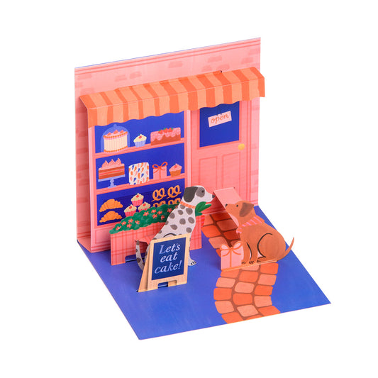 Lets eat Cake Pop Up Greeting Card (13008)