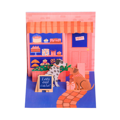 Lets eat Cake Pop Up Greeting Card (13008)