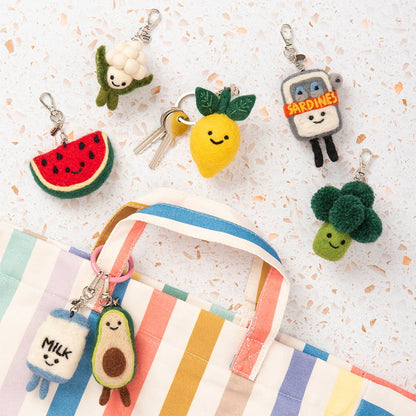 Ava The Avocado Felt Keychain (13943)