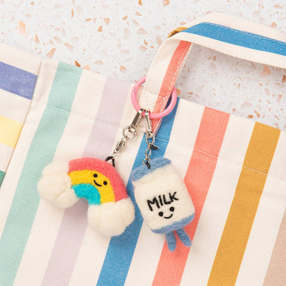 Marty The Milk Felt Keychain (13949)