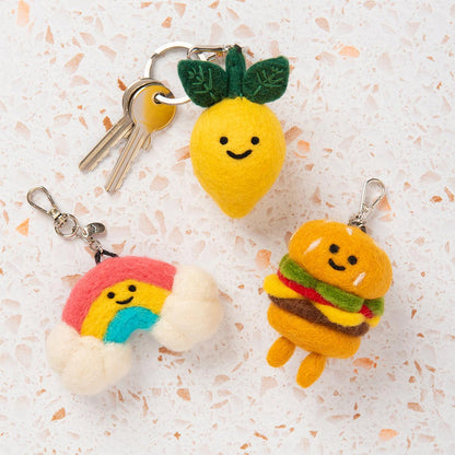 Rain The Rainbow Felt Keychain (13967)