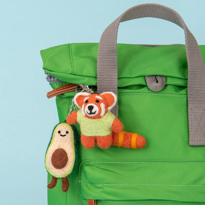 Remi The Red Panda Felt Keychain (13965)