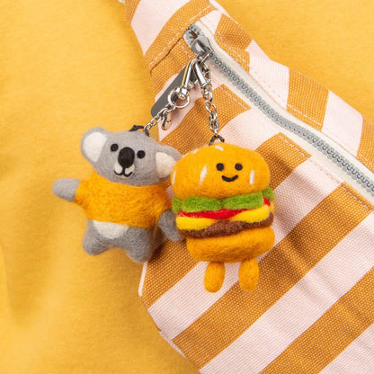 Bill The Burger Felt Keychain (13950)