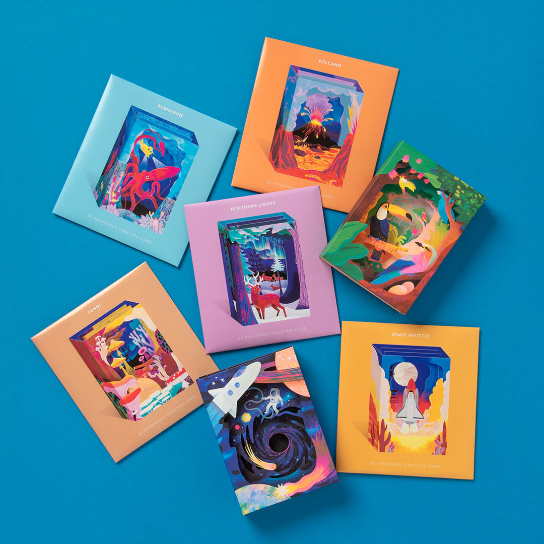 Submarine 3D Greeting Card (13682)