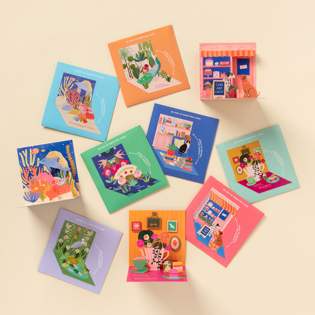 Lets eat Cake Pop Up Greeting Card (13008)