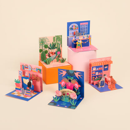 Sip Sip Horay Pop Up Greeting Card (13007)