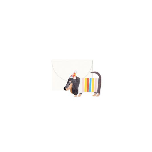 Dachshund Sliding Birthday Card (10626)