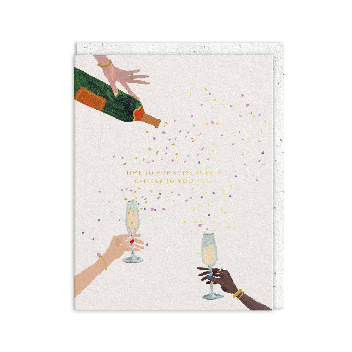Pop Some Bubbly Greeting Card (12857)
