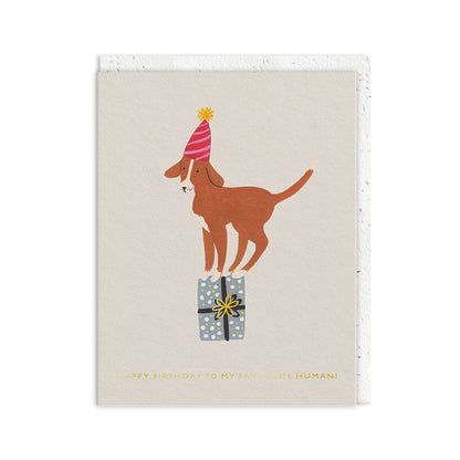 Favourite Human Greeting Card (12882)