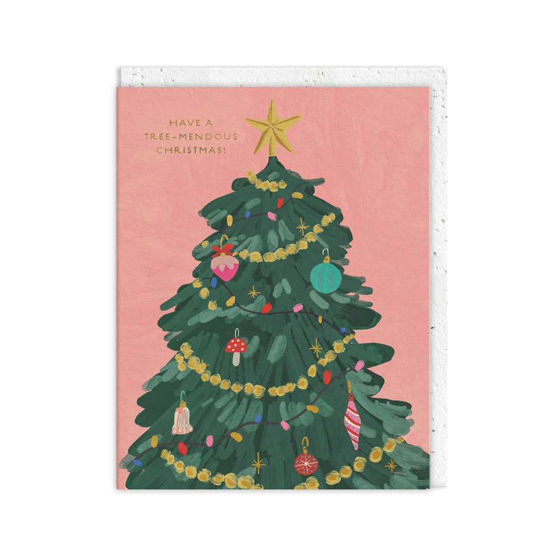 Tree-mendous Christmas Greeting Card (13566)