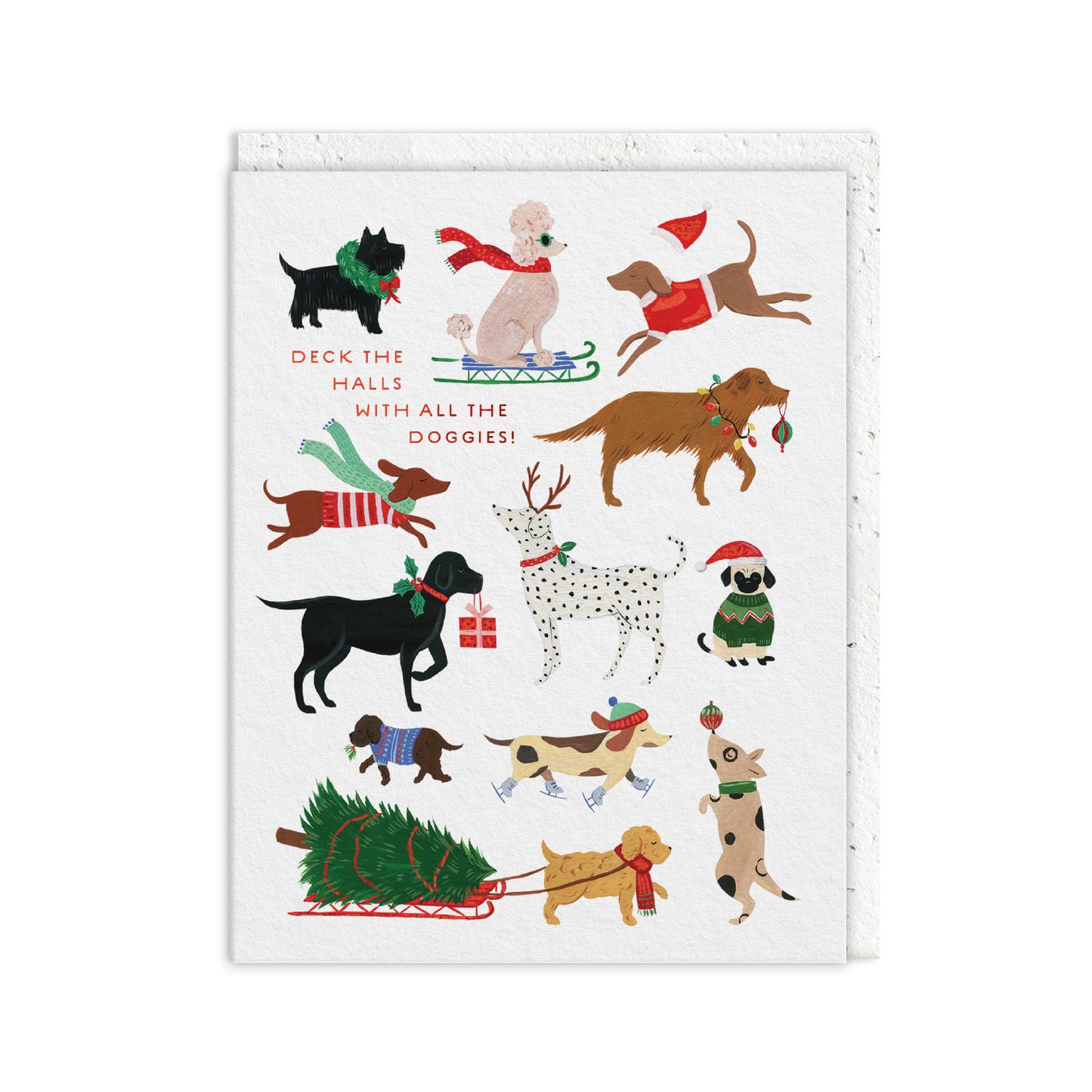 Deck The Halls Greeting Card (13568)