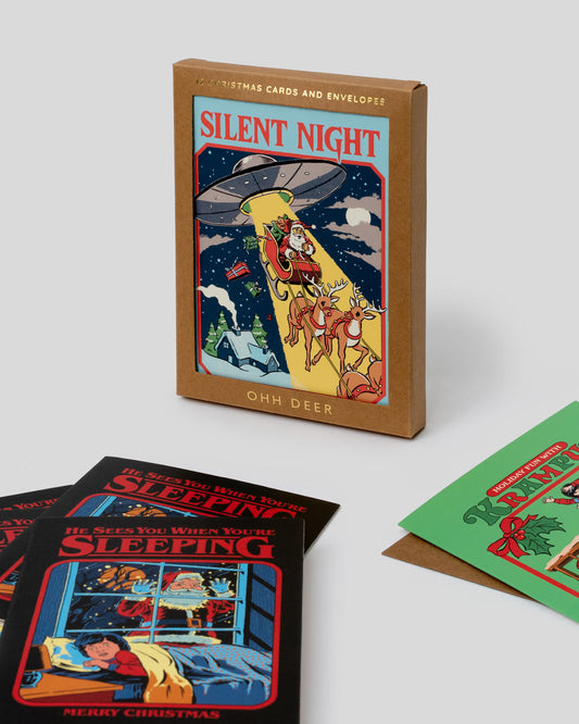 Steven Rhodes Christmas Card Set - Pack of 12 (8146)
