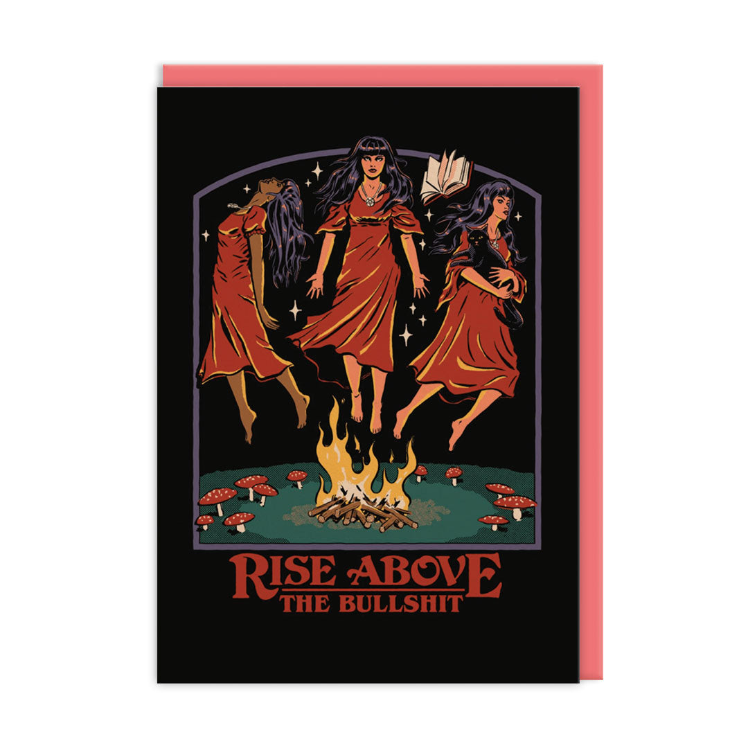 Rise Above The Bullshit Greeting Card (8808)