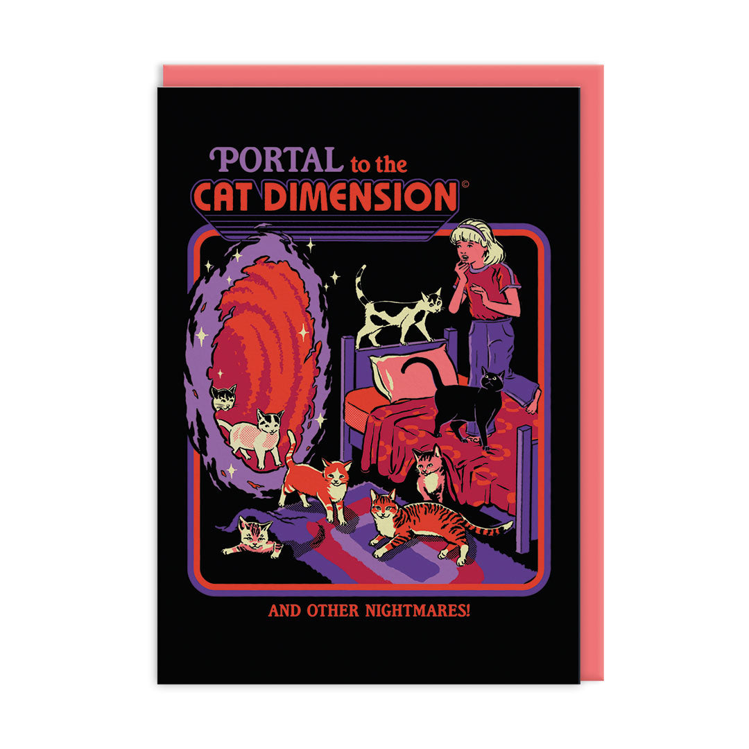 Cat Dimension Greeting Card (8812)