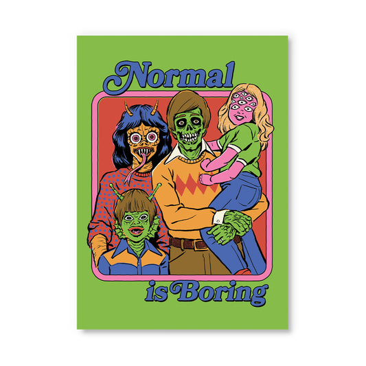 Normal Is Boring Postcard (12311)