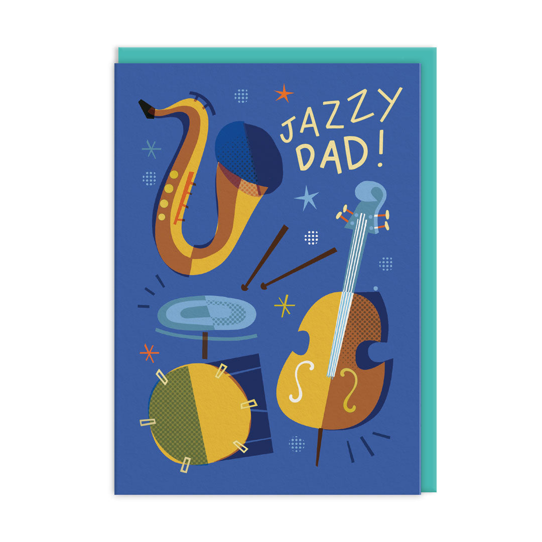 Jazzy Dad Greeting Card (7120)