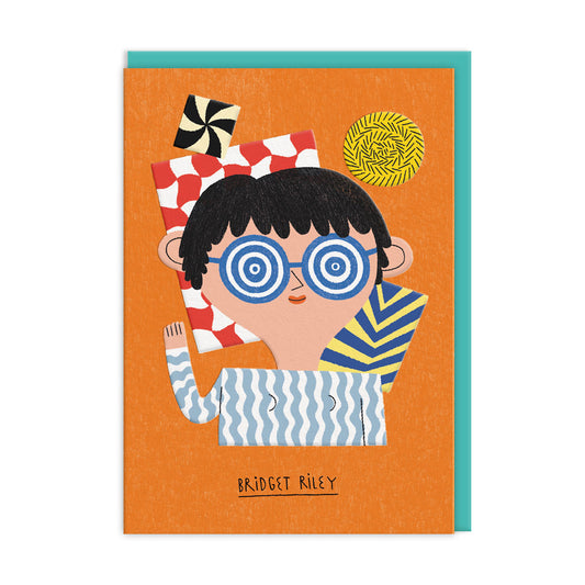 Bridget Riley Greeting Card (13645)