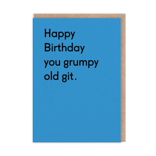 Grumpy Old Git Birthday Card (4063)