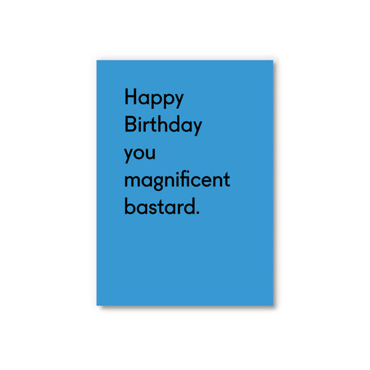 Happy Birthday You Magnificent Postcard (12316)