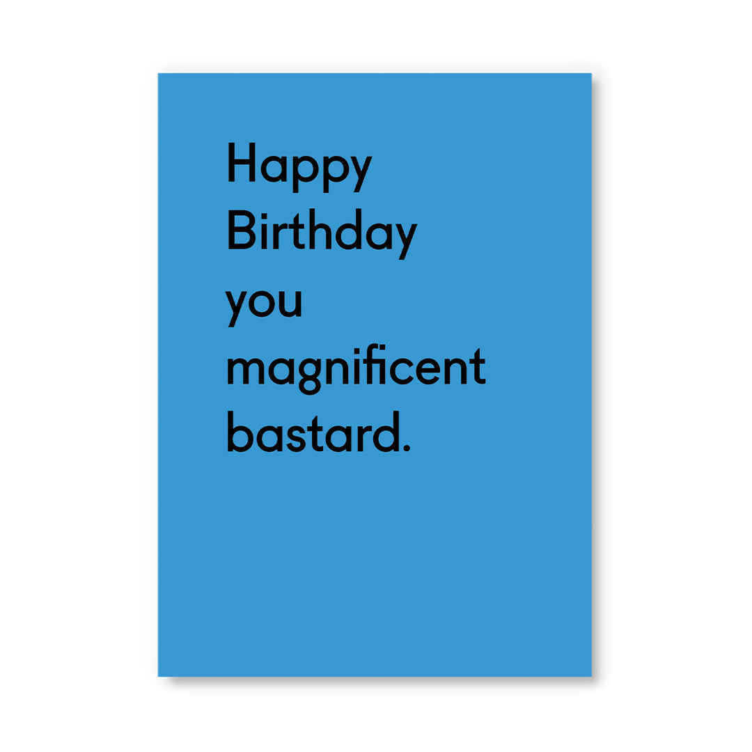 Happy Birthday You Magnificent Postcard (12316)