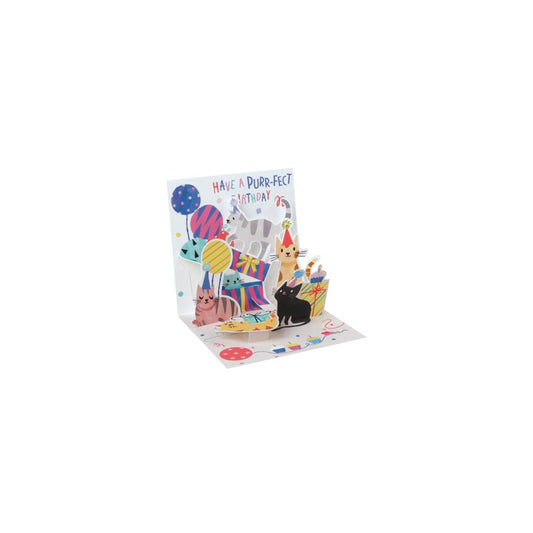 Party Cats Layered Greeting Card (10650)