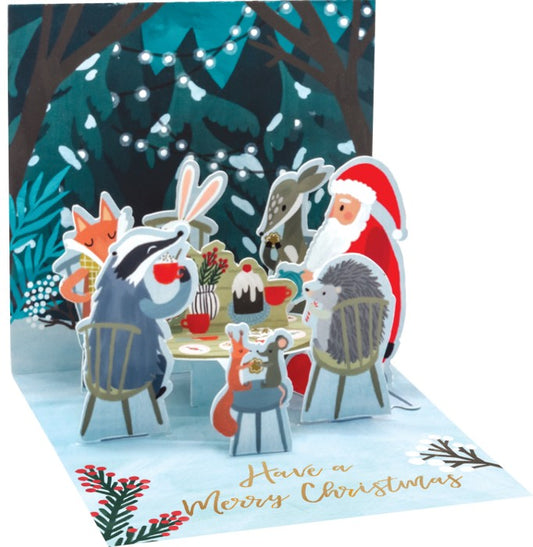 Christmas Gathering Layered Greeting Card