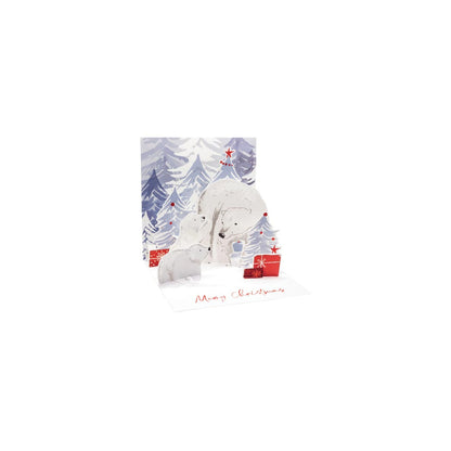 Polar Bears Layered Christmas Card (10656)