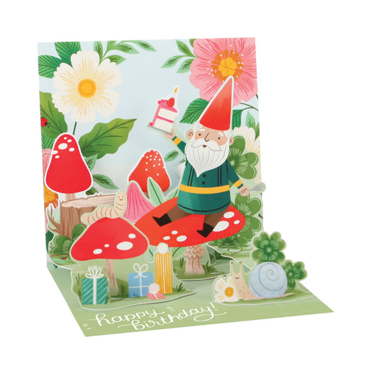 Gnome Trinkets: Petite Pop-up Greeting Card (13997)