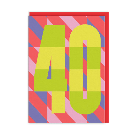 40 Birthday Card (11427)