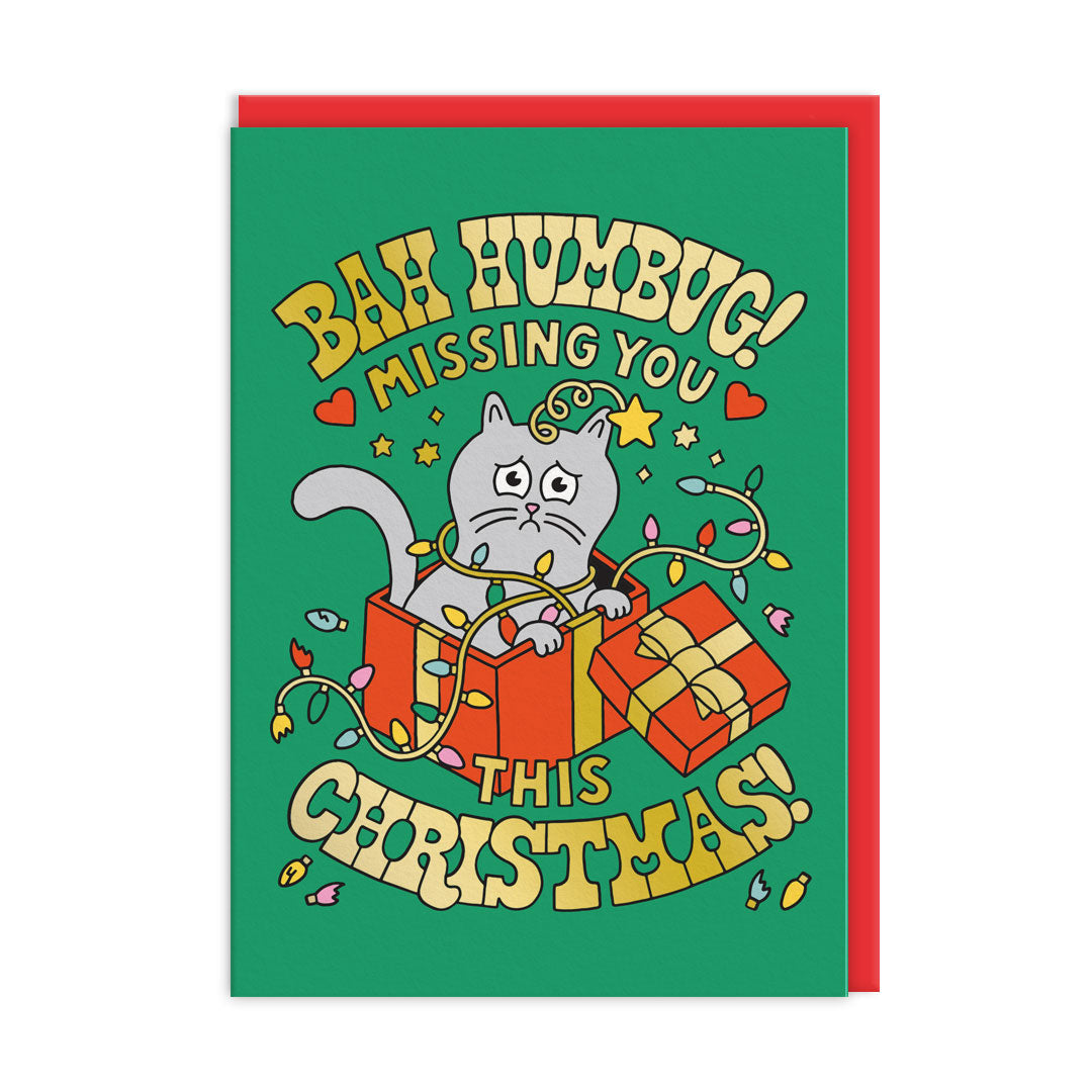 Bah Humbug Missing You Card (11561)