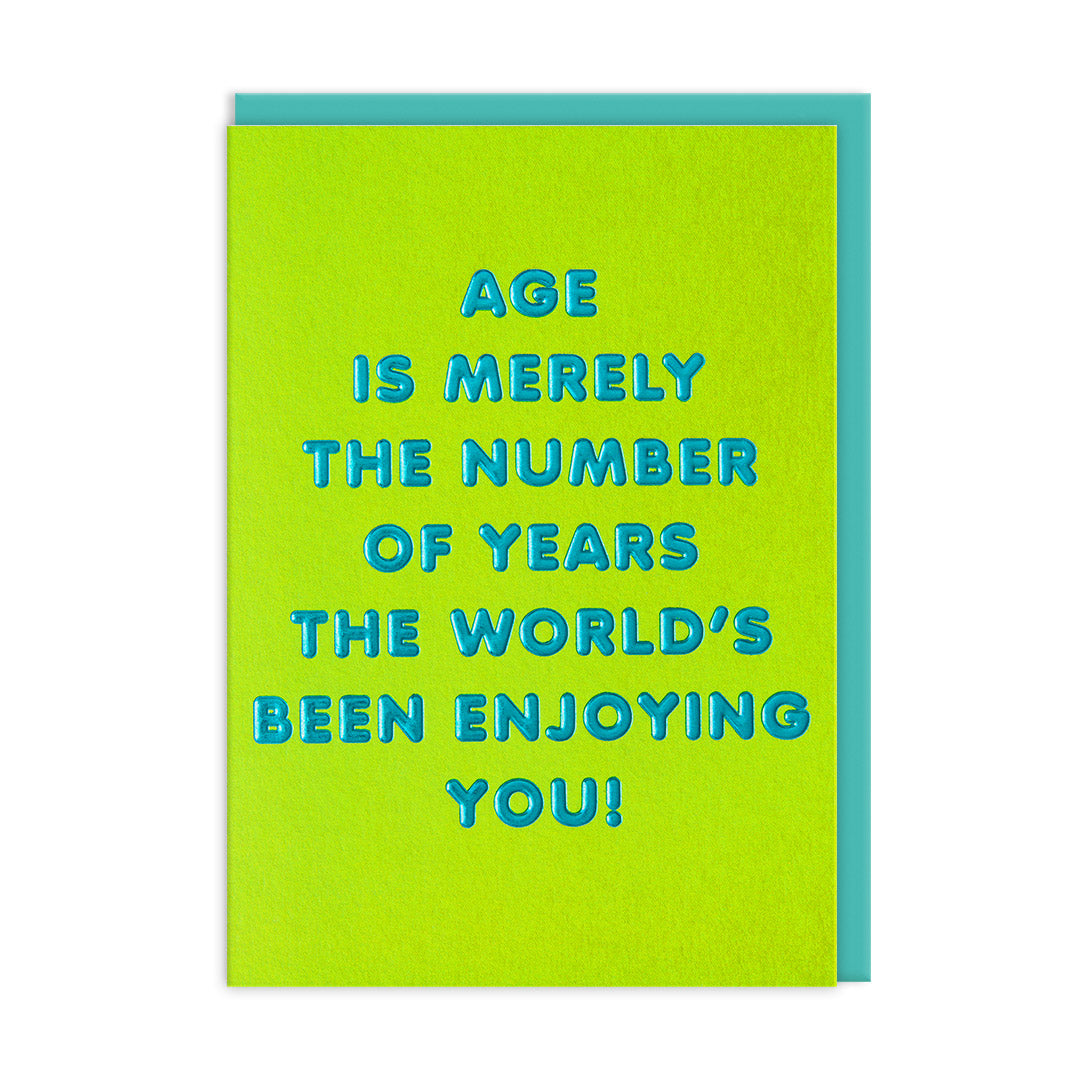 Merely the Number Greeting Card (13778)