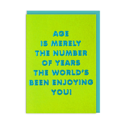 Merely the Number Greeting Card (13778)
