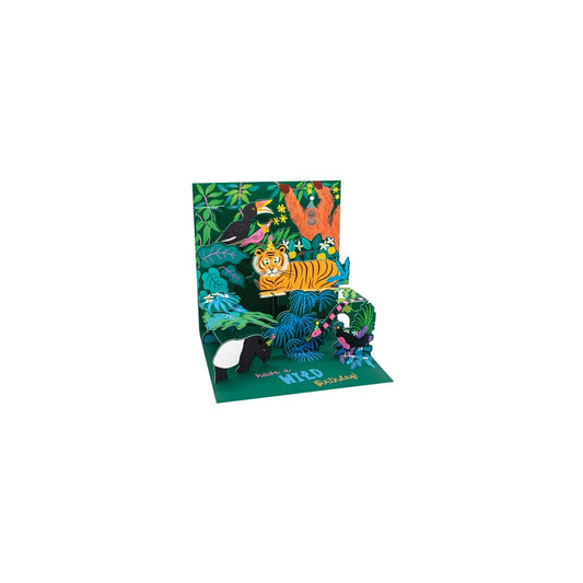 Tropical Forest Layered Birthday Card (10654)