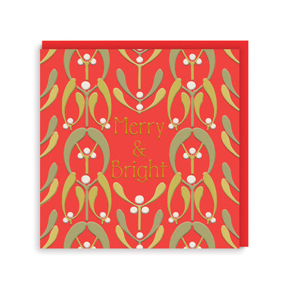 V&A Festive Foliage Greeting Card Set (Pack of 9) (13569)