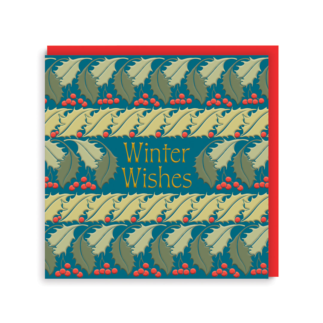 V&A Festive Foliage Greeting Card Set (Pack of 9) (13569)