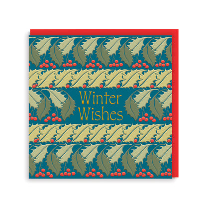 V&A Festive Foliage Greeting Card Set (Pack of 9) (13569)