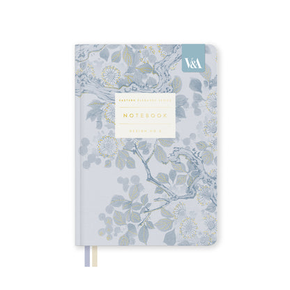 Eastern Elegance Blossom Tree Fabric Hardback Notebook (B6) (13610)