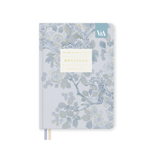 Eastern Elegance Blossom Tree Fabric Hardback Notebook (B6) (13610)
