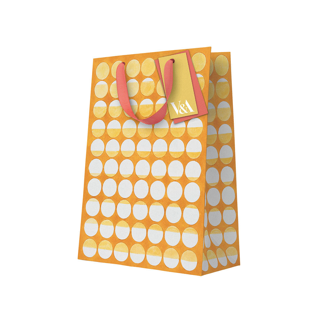 Playful Geometrics Yellow Eclipse Large Gift Bag (12563)