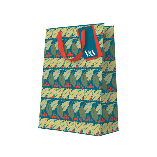 Holly Stripes Large Gift Bag (13515)