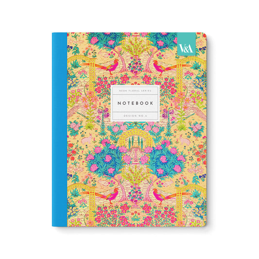 Neon Floral Ornate Garden Premium Exercise Book (10x8) (12556)