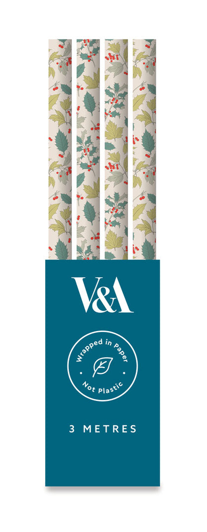 Holly & Berries Single Roll Wrap (13384)