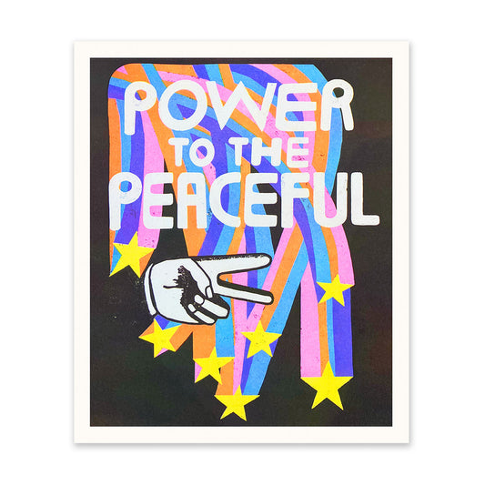 Power to the Peaceful Art Print (11290)