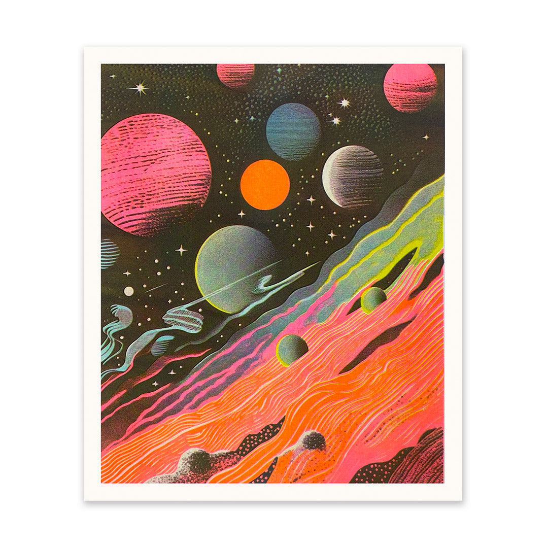 Space 1 Riso Print (12x10)(10978)