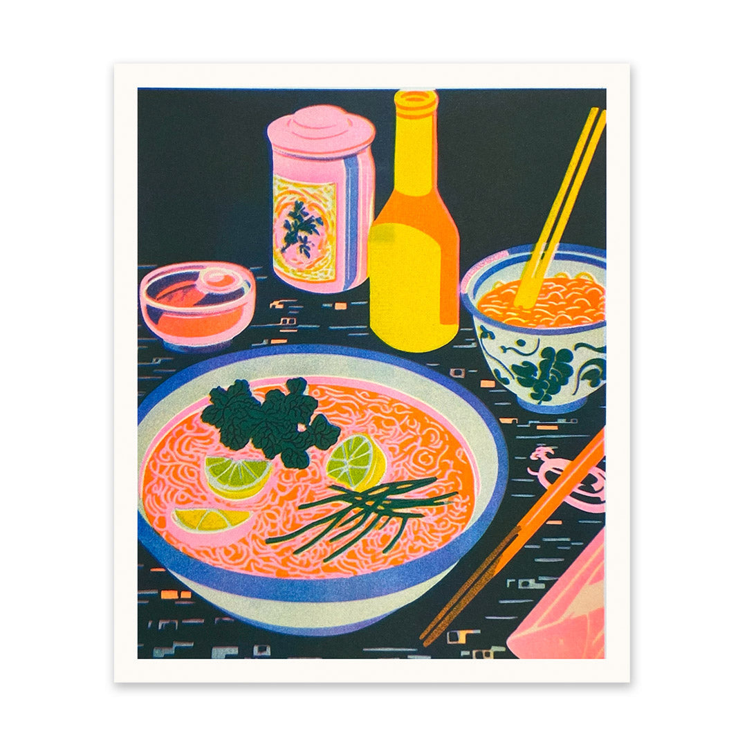 Black Ramen Art Print (10989)