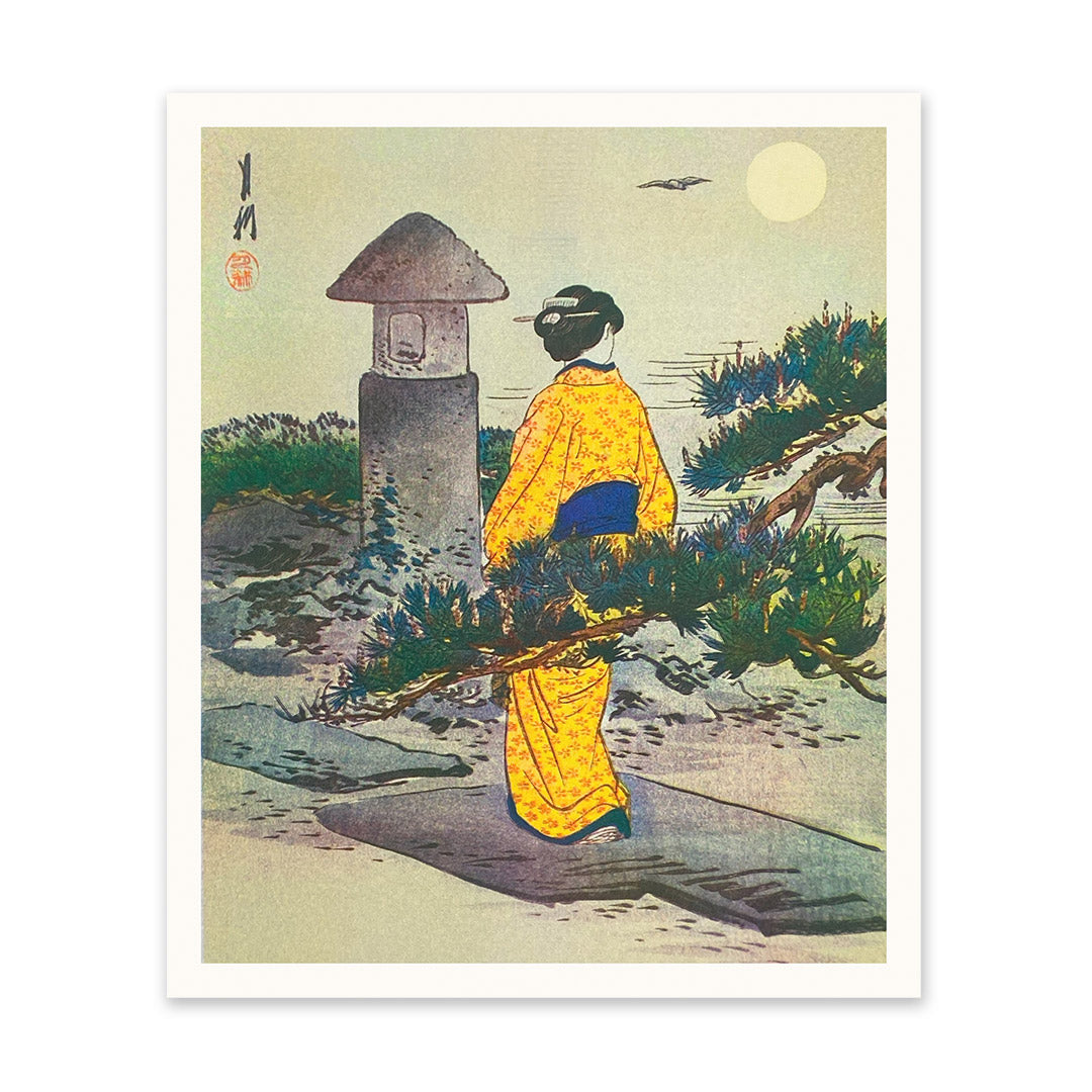 Japanese Figure Art Print (10995)