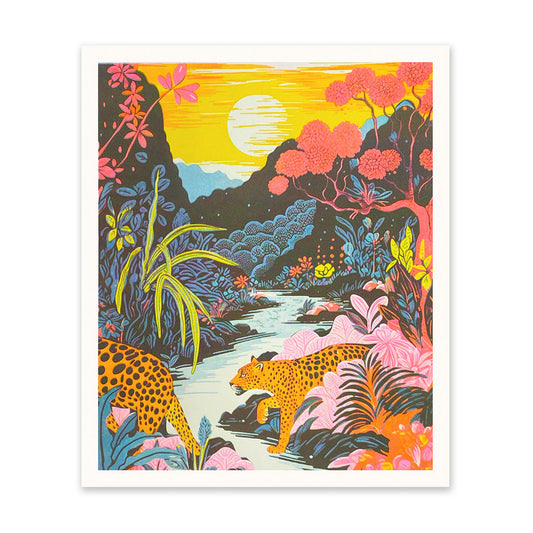 Leopards in The Jungle Art Print (11004)