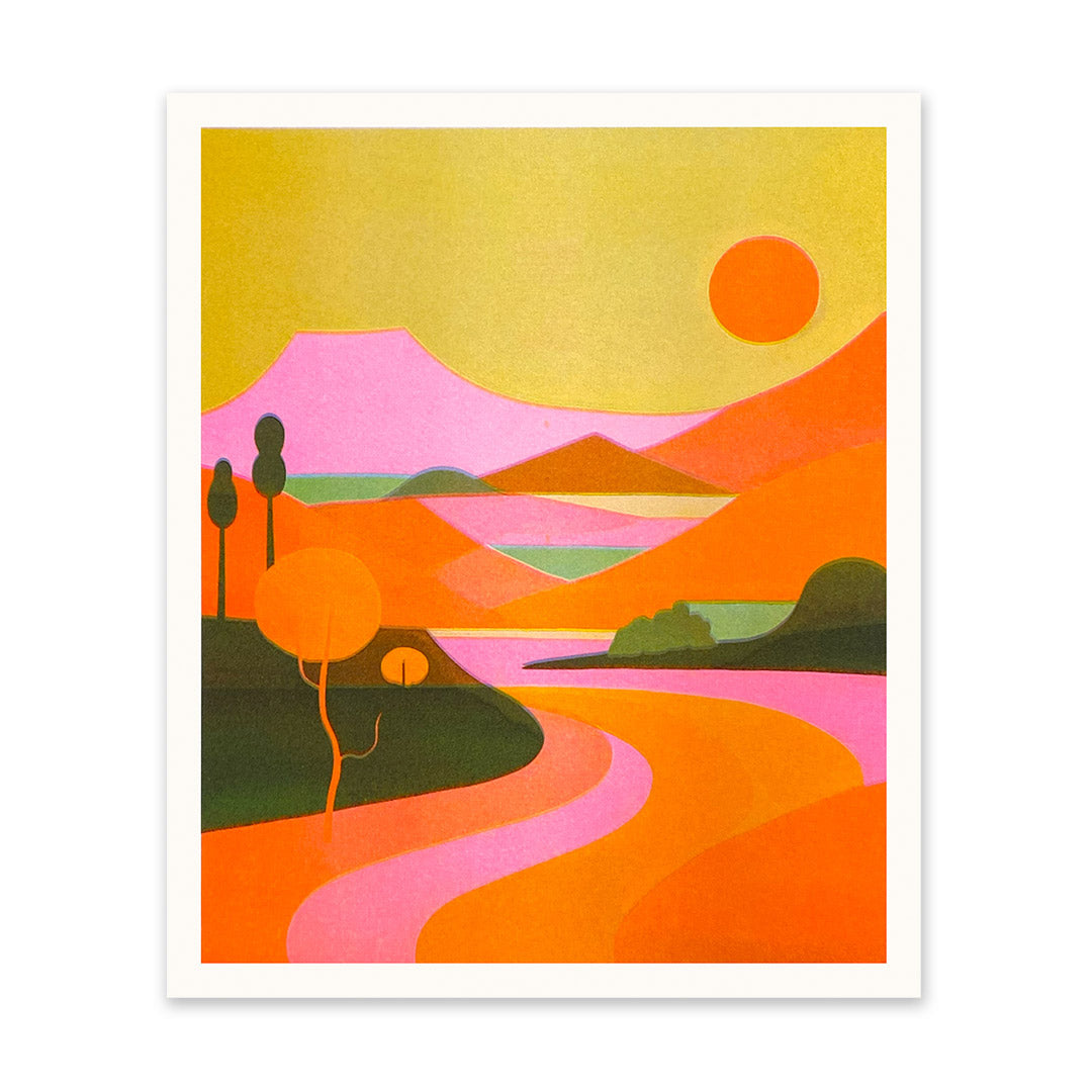 Block Landscape 3 Art Print (11023)