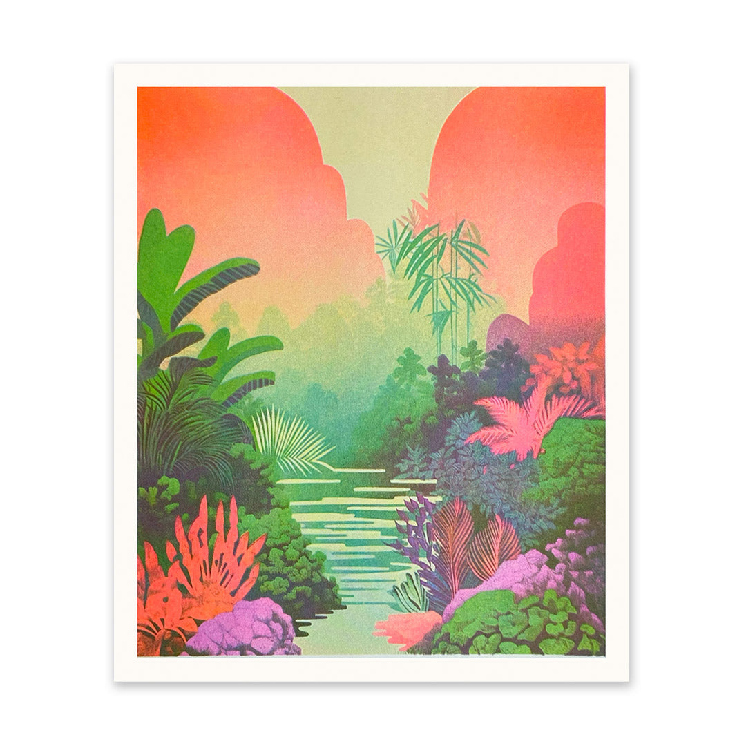 Ombre Landscape Art Print (11028)